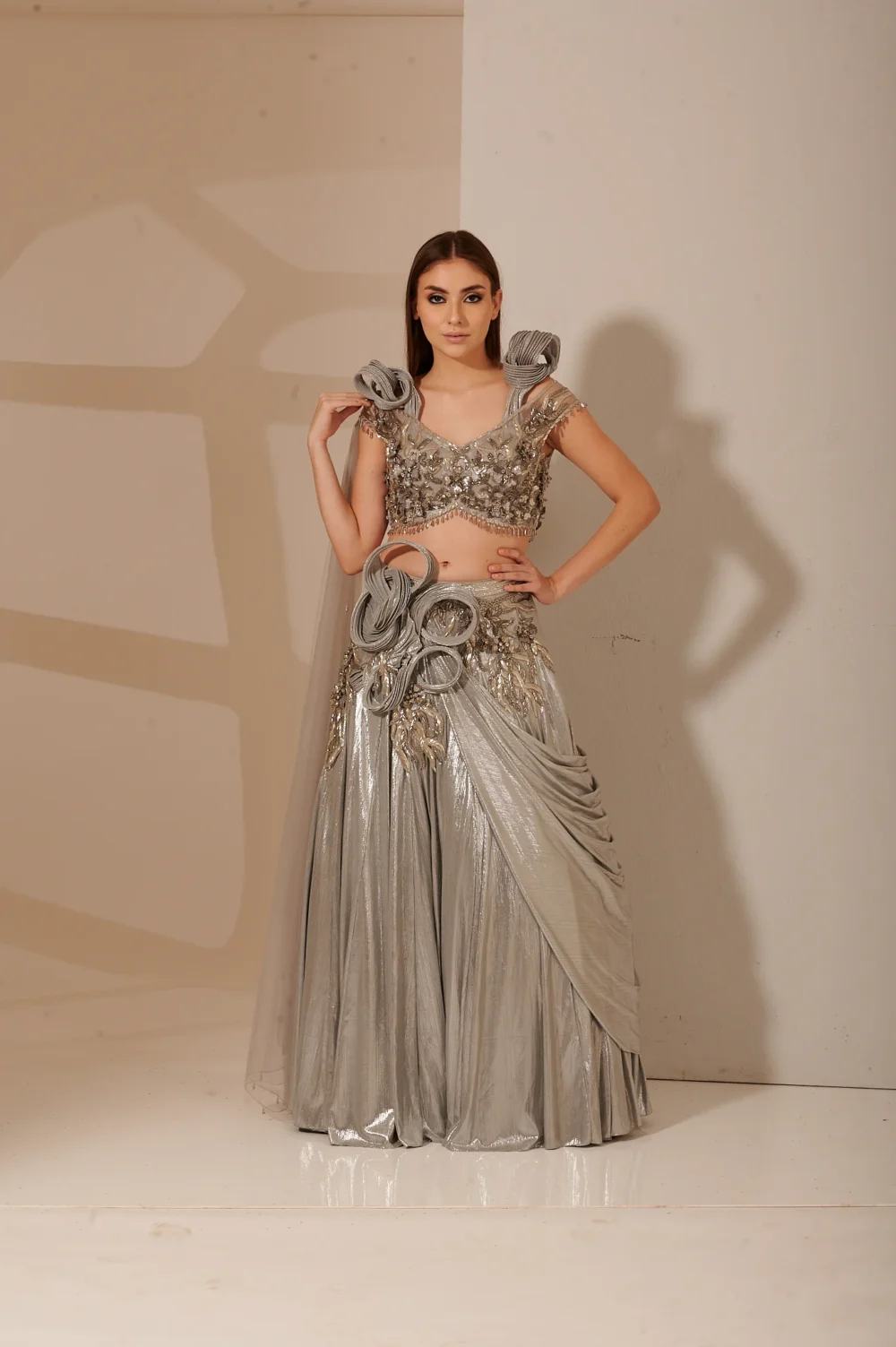 Silver Solstice Lehanga