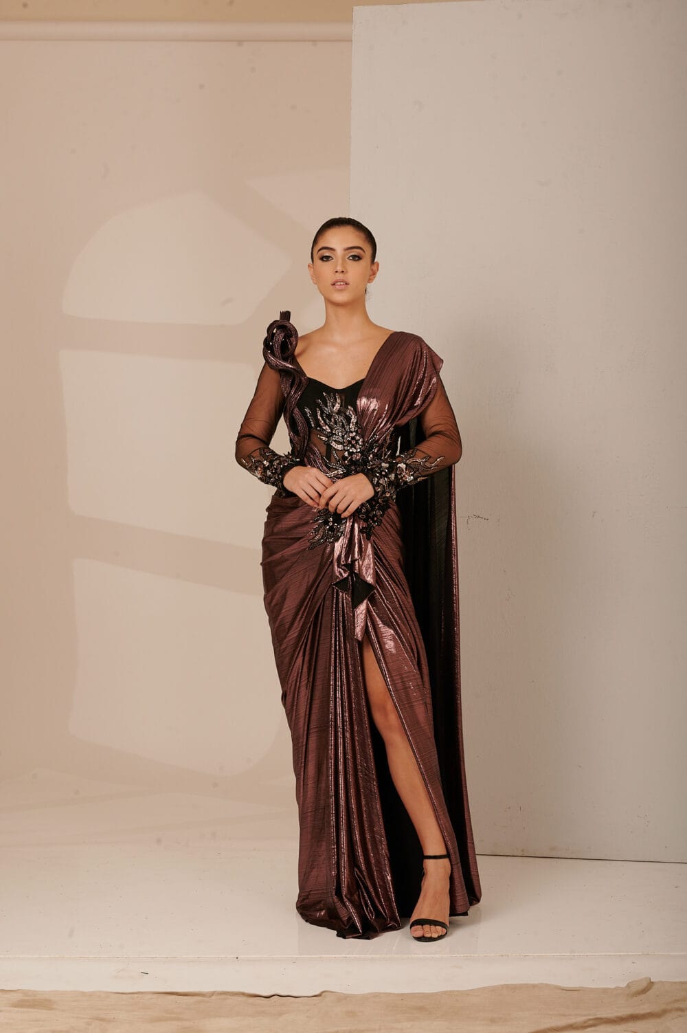 Copper twilight gown