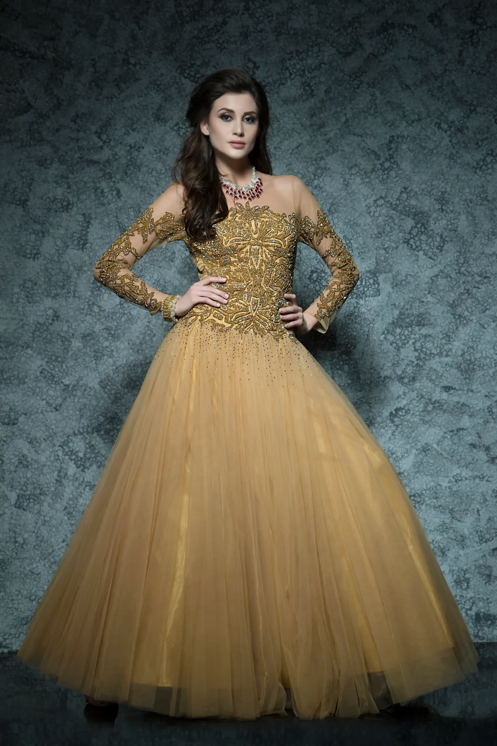 Mustard Majesty Gown